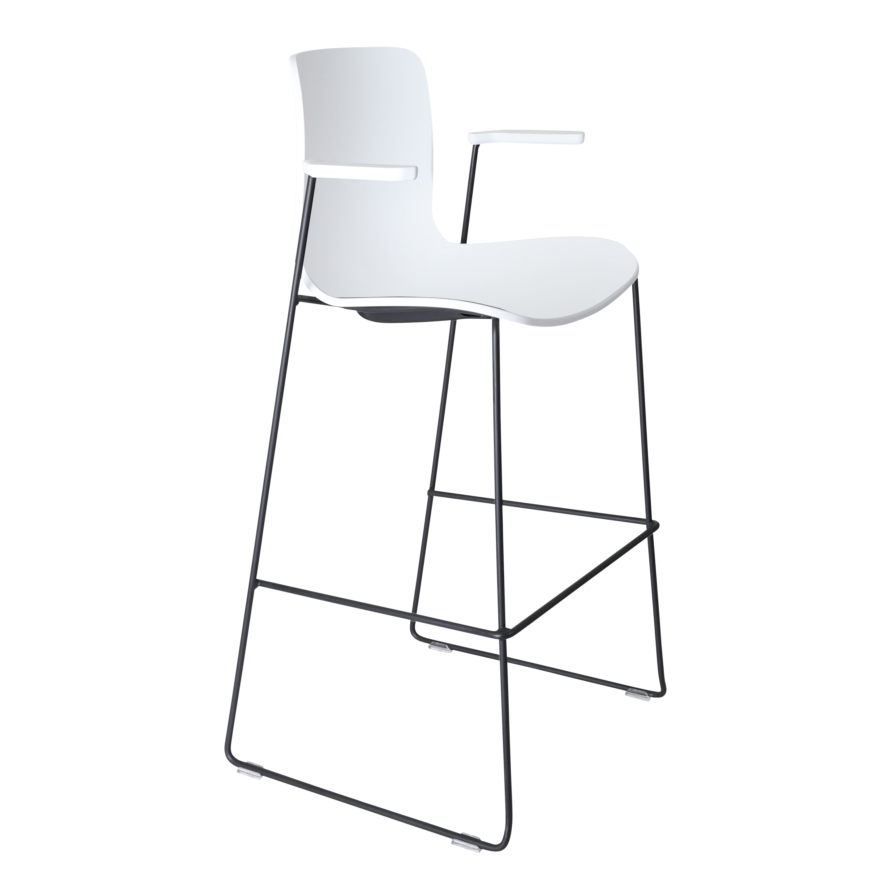 Acti Stool (White / Stool Sled Base)